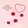 Happy valentines day and weeding design