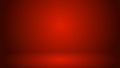 Red 3d room Background, empty photo studio Royalty Free Stock Photo