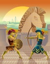 Trojan war and troy horse