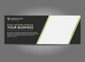 Facebook Cover Web Banner Social Media Design Template Vector