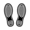 Imprint Shoes Royalty Free Stock Photo