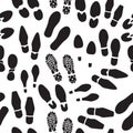 Imprint soles shoes Royalty Free Stock Photo