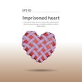 Imprisoned heart.