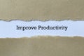 Improve productivity on paper