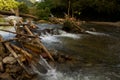 Improvised run-of-stream micro hydro electricity generation. , Laos