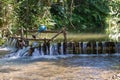 Improvised run-of-stream micro hydro electricity generation. , Laos