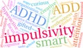 Impulsivity Word Cloud Royalty Free Stock Photo