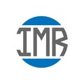 IMR letter logo design on white background. IMR creative initials circle logo concept. IMR letter design Royalty Free Stock Photo