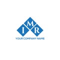 IMR letter logo design on WHITE background. IMR creative initials letter logo concept. Royalty Free Stock Photo
