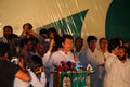 Imran Khan at Political Rally Royalty Free Stock Photo