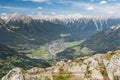 Imst and Inn Valley in Austria Royalty Free Stock Photo
