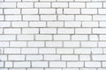Brickwork made of white silicate brick