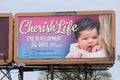 Inaccurate prolife america billboards 2I9A9800 Royalty Free Stock Photo