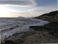 Inamuragasaki Beach in Kamakura Royalty Free Stock Photo