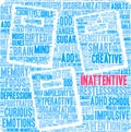 Inattentive Word Cloud