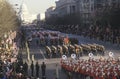Inaugural Parade down Pennsylvania Avenue Royalty Free Stock Photo