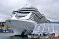 inauguration and launch of MSC Seaview is a cruise ship Royalty Free Stock Photo