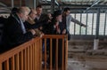 The inauguration of Mukheitim archaeological site, which houses the remnants of a Byzantine church, in Gaza Strip