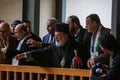 The inauguration of Mukheitim archaeological site, which houses the remnants of a Byzantine church, in Gaza Strip