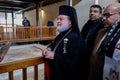 The inauguration of Mukheitim archaeological site, which houses the remnants of a Byzantine church, in Gaza Strip