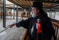 The inauguration of Mukheitim archaeological site, which houses the remnants of a Byzantine church, in Gaza Strip