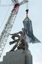 Inauguration of the Sculpture Worker and Kolkhoz W