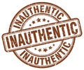 inauthentic brown stamp Royalty Free Stock Photo