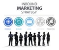 Inbound Marketing Strategy Advertisement Commercial Branding Royalty Free Stock Photo