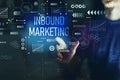 Inbound marketing with young man