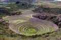 Inca Agricultural research station, Moray, Peru Royalty Free Stock Photo