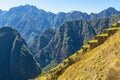 Inca Agriculture Terraces, Machu Picchu, Peru