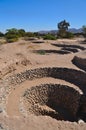 Inca aqueducts Royalty Free Stock Photo