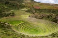 Inca circular terraces in Moray, Peru