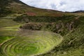 Inca circular terraces in Moray, Peru