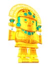 Inca culture statuette Royalty Free Stock Photo