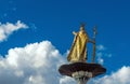 Inca Emperor Pachacuti Statue, Cusco, Peru Royalty Free Stock Photo