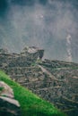Inca memory lost in nature. Royalty Free Stock Photo