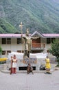 Inca Pachacutec statue. Royalty Free Stock Photo