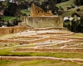 Inca Pirca fields Royalty Free Stock Photo