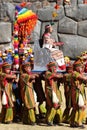 Inca queen at the Inti Raymi celebration in Cusco, Peru