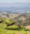 Inca ruin at Cojitambo Royalty Free Stock Photo