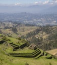 Inca ruin at Cojitambo Royalty Free Stock Photo