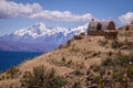 Inca ruins at Island of the moon, Lake Titicaca, Bolivia Royalty Free Stock Photo