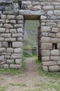 Inca ruins of Winay Wayna on the Inca Trail to Machu Picchu, Peru Royalty Free Stock Photo