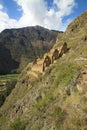 Inca Sorehouses, Peru. Pinkuylluna