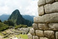 Inca Stone Bricks Construction - Machu Picchu - Peru