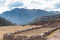 Inca terraces at Chinchero, Sacred Valley, Peru