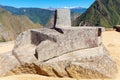 Inca Throne Atsronomical Observatory, Machu Picchu Royalty Free Stock Photo