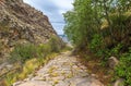 Inca Trail Path, Sucre, Bolivia Royalty Free Stock Photo
