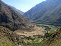 Inca trail, Machu Pichhu, Peru Royalty Free Stock Photo